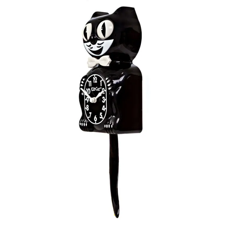 Kit-Cat Klock Classic Black (15.5″ high)