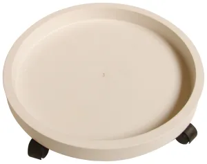 Landscapers Select GF-3635 Planter Dolly, 15 in OAL, 15 in OAW, 3 in OAH, 1 -Shelf, Plastic Shelf, White Shelf :EA: QUANTITY: 1