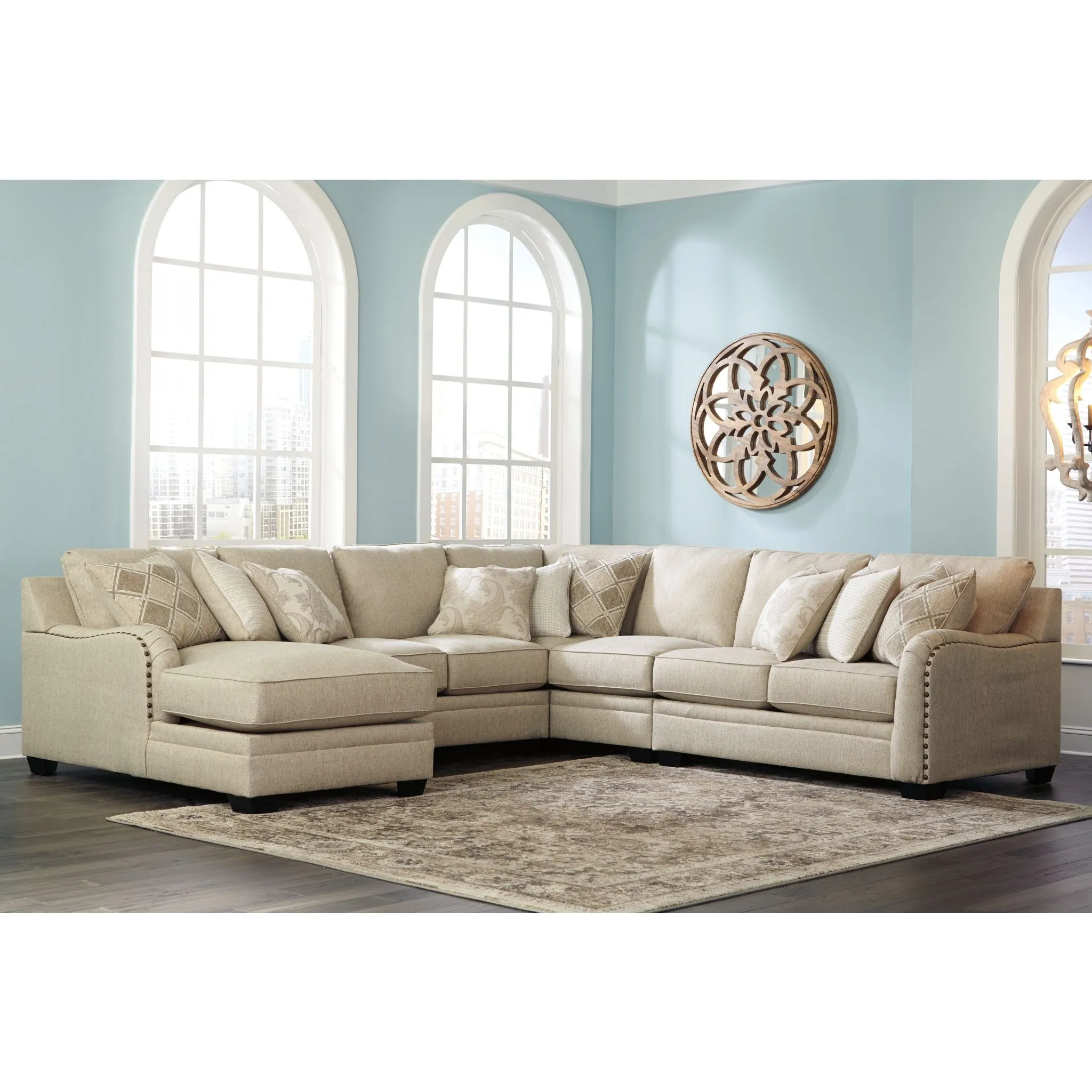 Luxora-Exclusive 5 Piece Sectional with Chaise