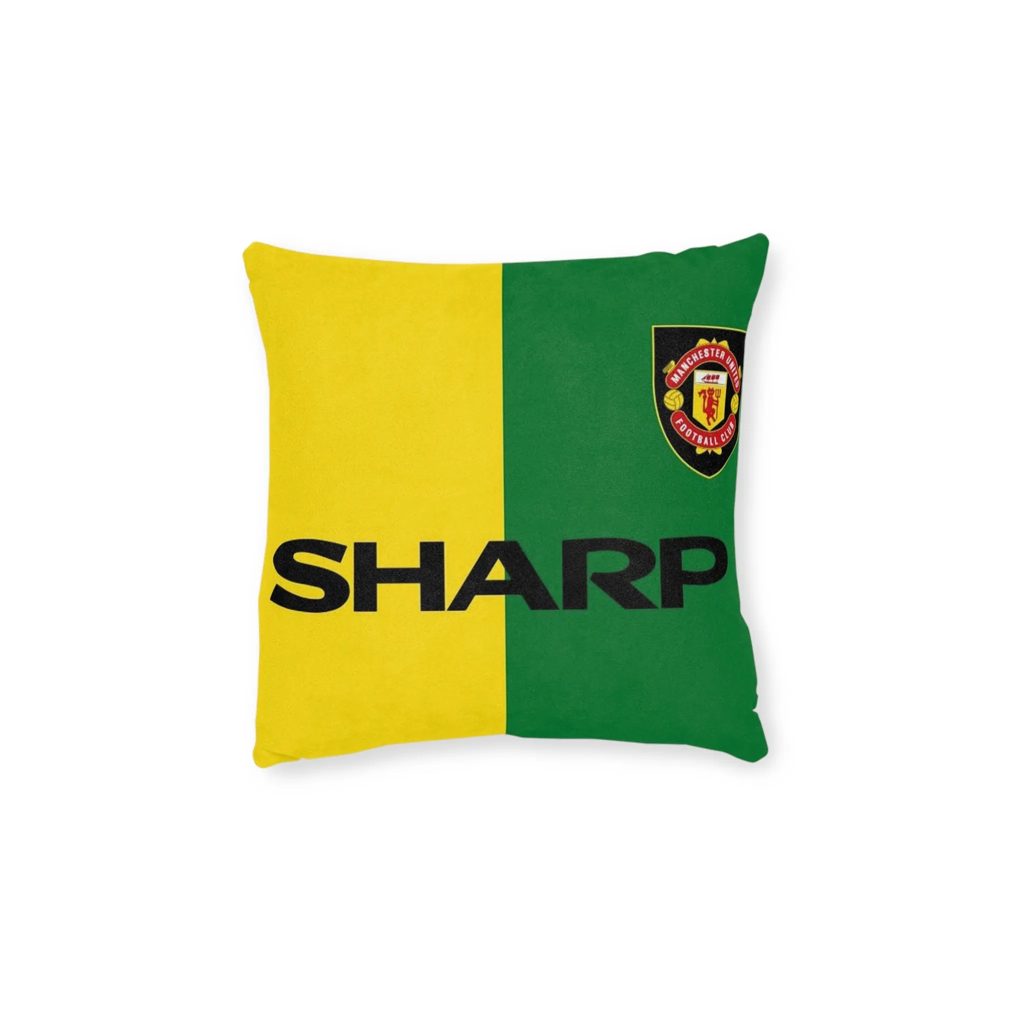Man Utd Retro 92/93 3rd Kit - Square Pillow