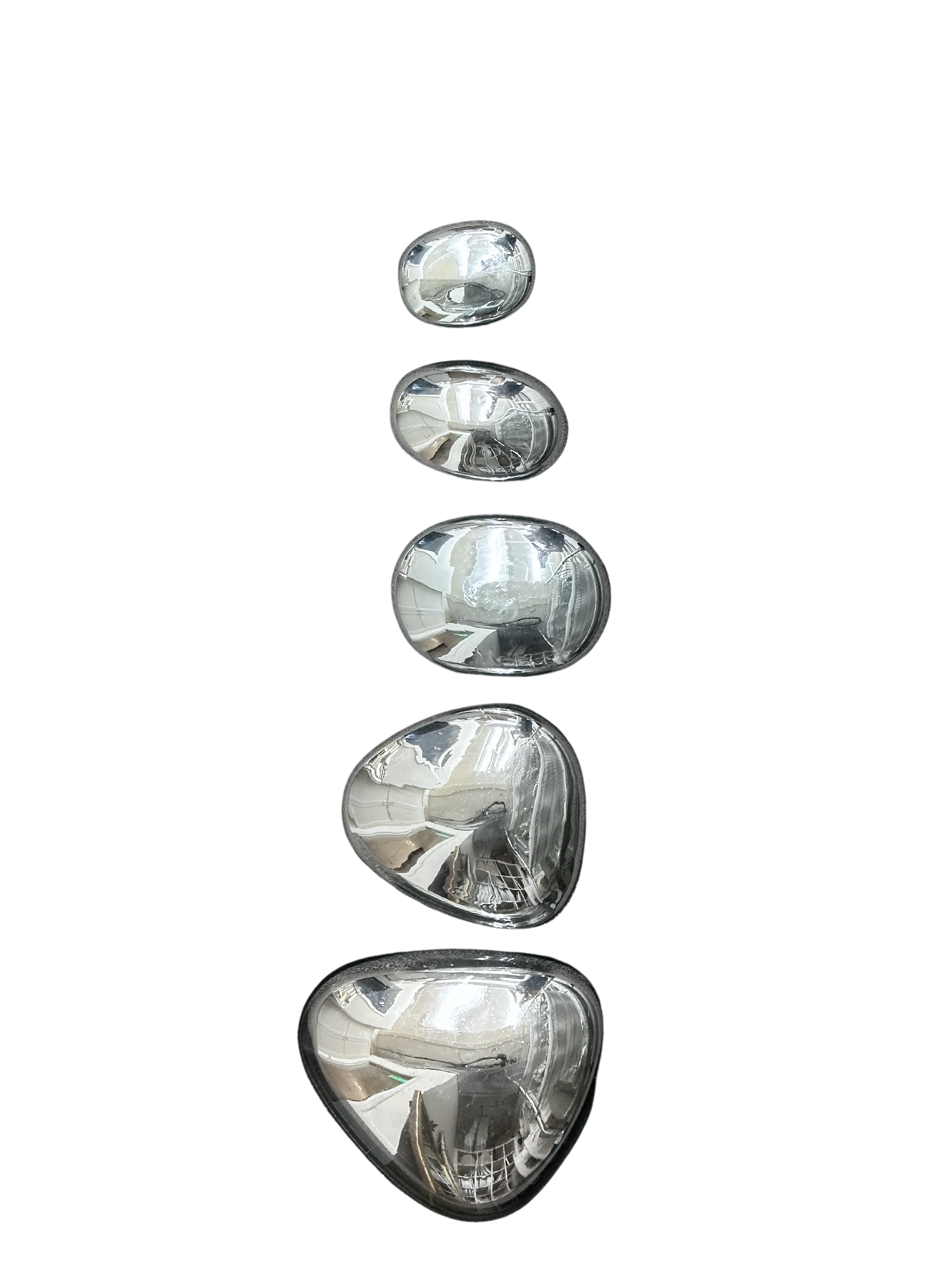 Mercury Glass Drops, Extra Small