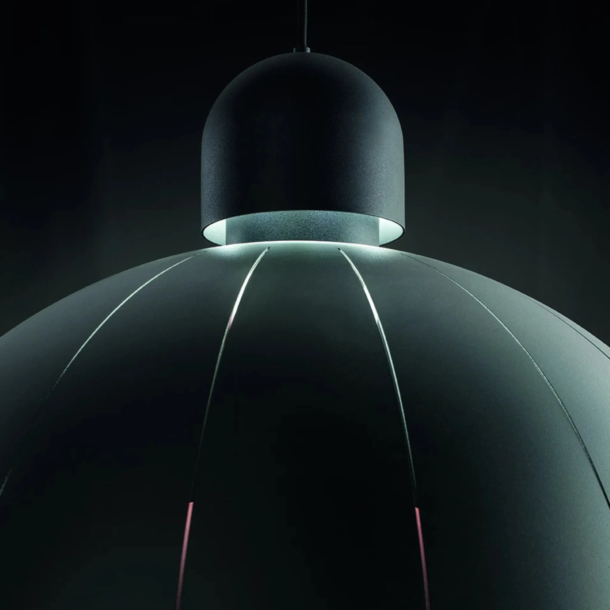 Metal Domed Ceiling Pendant 50cm