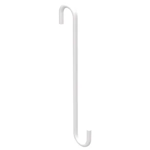 National Hardware Modern Series N275-519 Large S-Hook, 2-1/4 in L, 8 in H, Steel, White :CD: QUANTITY: 1