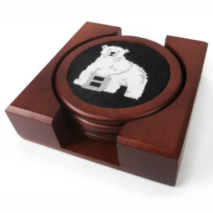 Needlepoint Coaster Set from Smathers & Branson