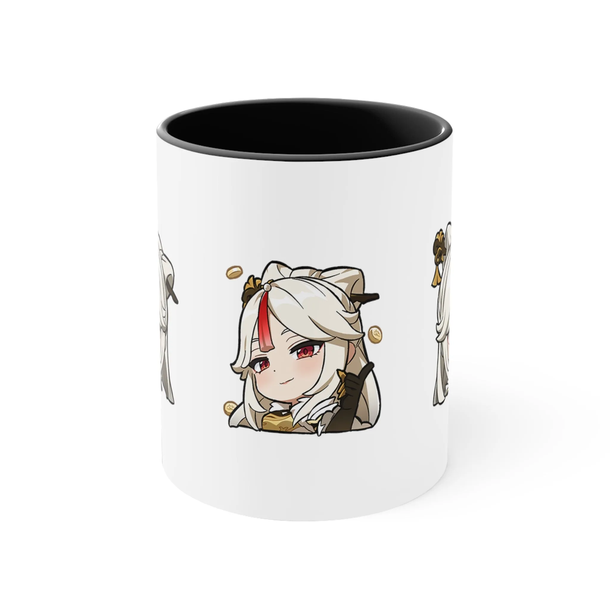 Ning Guang Genshin Impact Accent Coffee Mug, 11oz Ningguang Cups Mugs Cup Gift For Gamer Gifts Game Anime Fanart Fan Birthday Valentine's Christmas