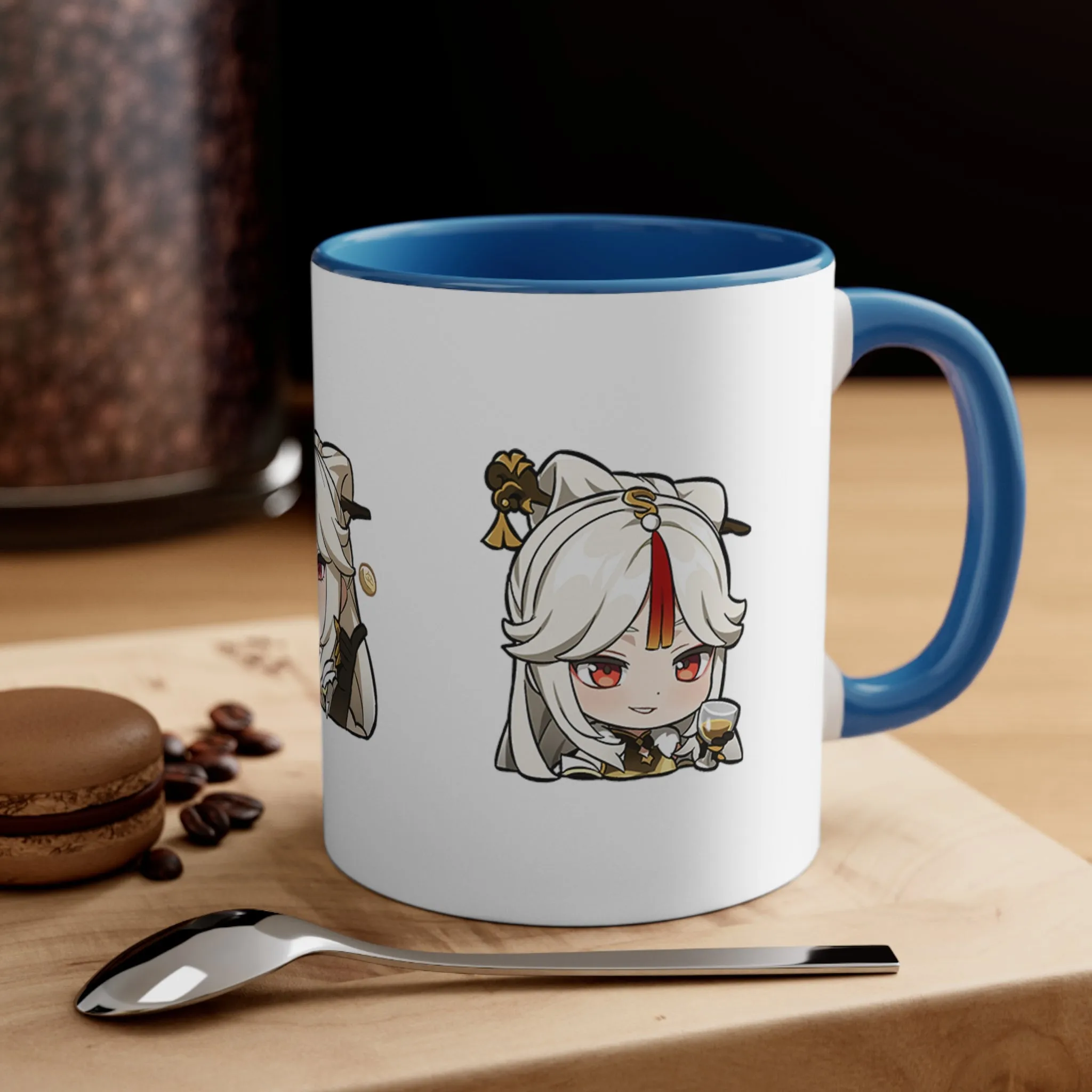Ning Guang Genshin Impact Accent Coffee Mug, 11oz Ningguang Cups Mugs Cup Gift For Gamer Gifts Game Anime Fanart Fan Birthday Valentine's Christmas