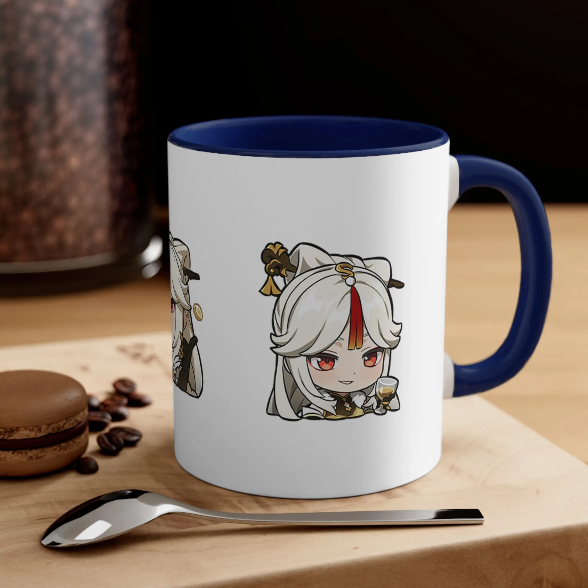 Ning Guang Genshin Impact Accent Coffee Mug, 11oz Ningguang Cups Mugs Cup Gift For Gamer Gifts Game Anime Fanart Fan Birthday Valentine's Christmas