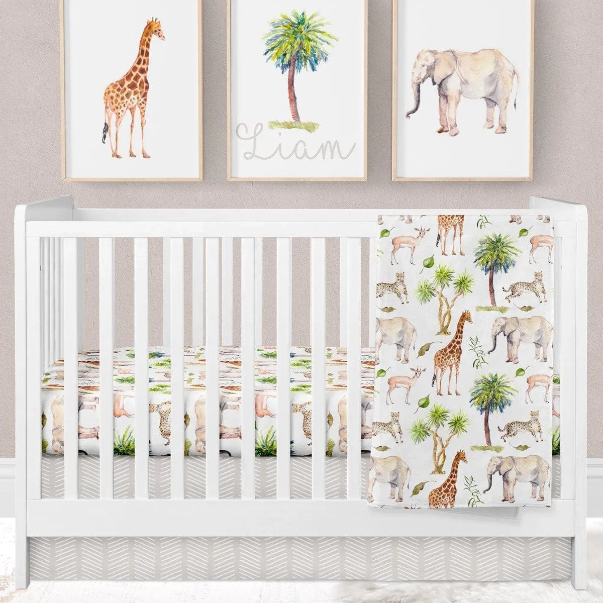 On Safari Nursery Pillow