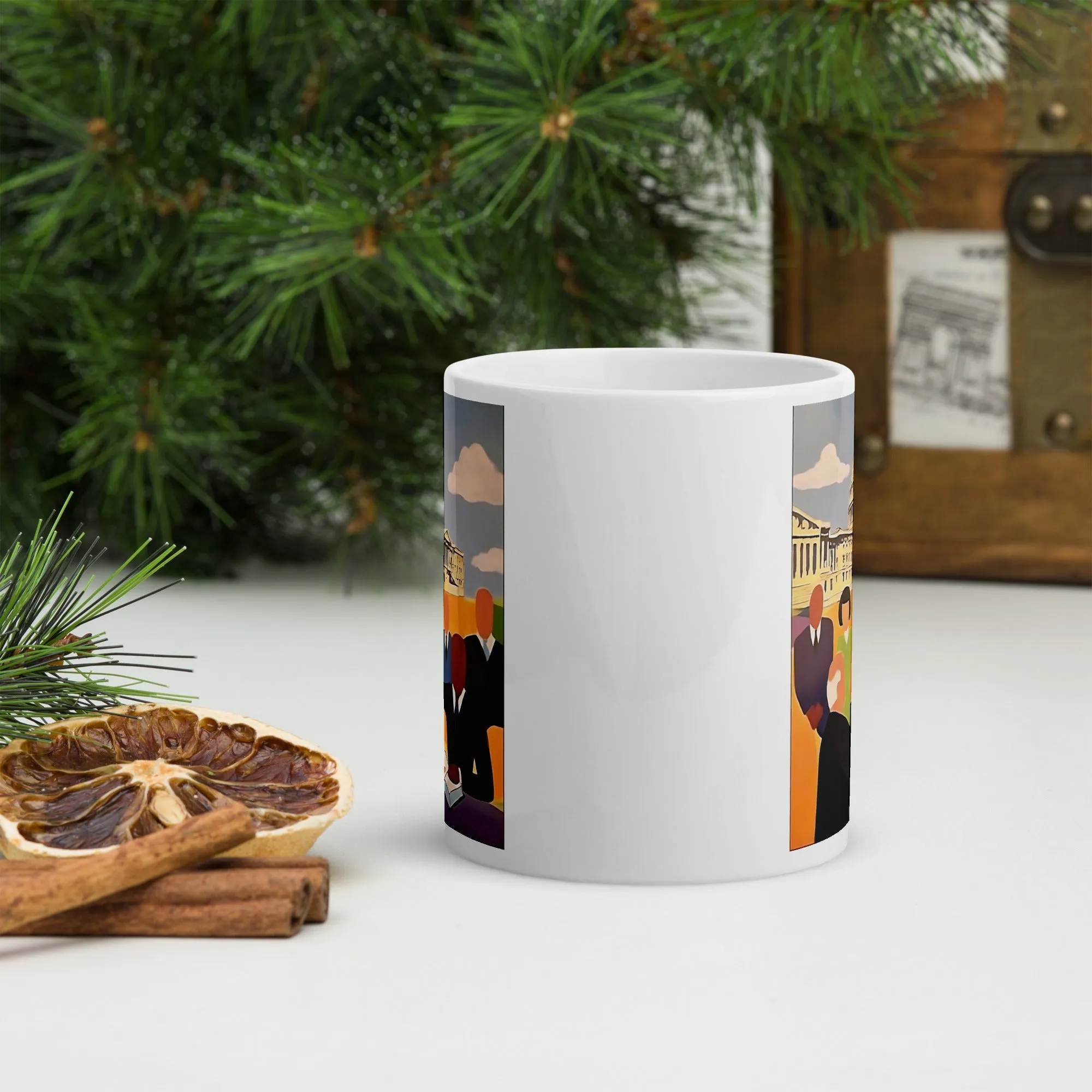 Paint the White House Black Ceramic Mug / Coffee or Tea Cup / Black Art / African American Art / Voting and Democracy / Vote Your Voice / Positive Black Images