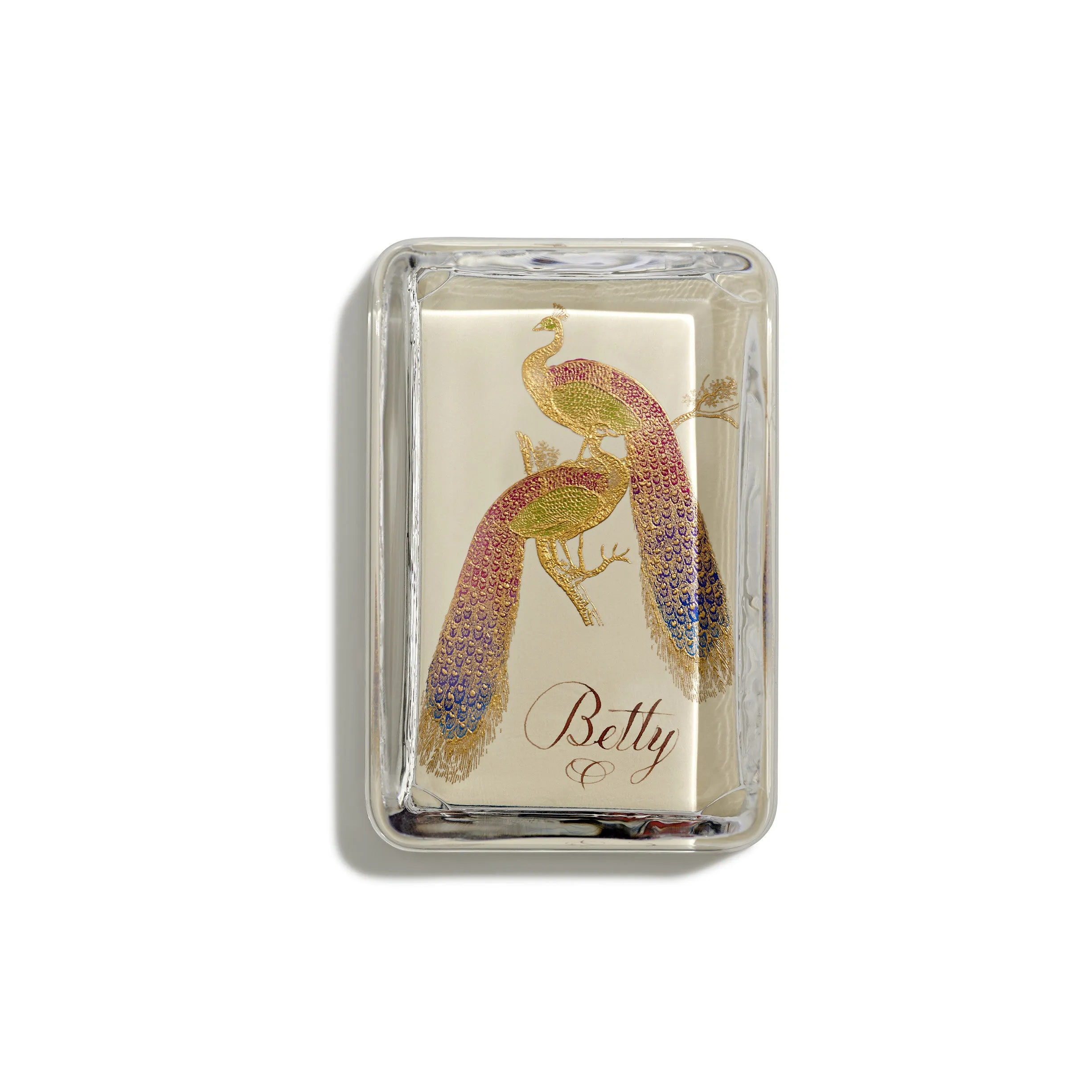 Peacock Customized Paperweight