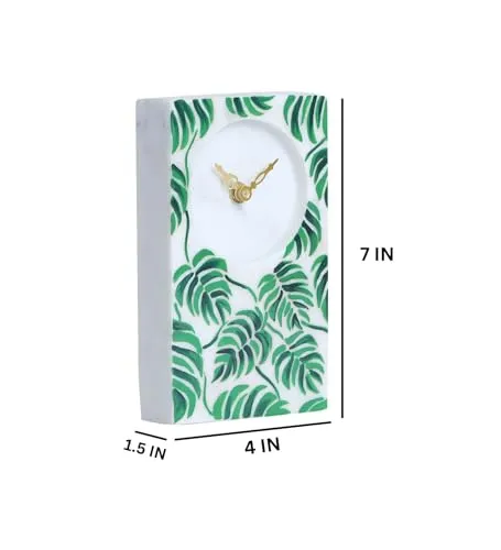 POSH N PLUSH Leafy Desk Clock