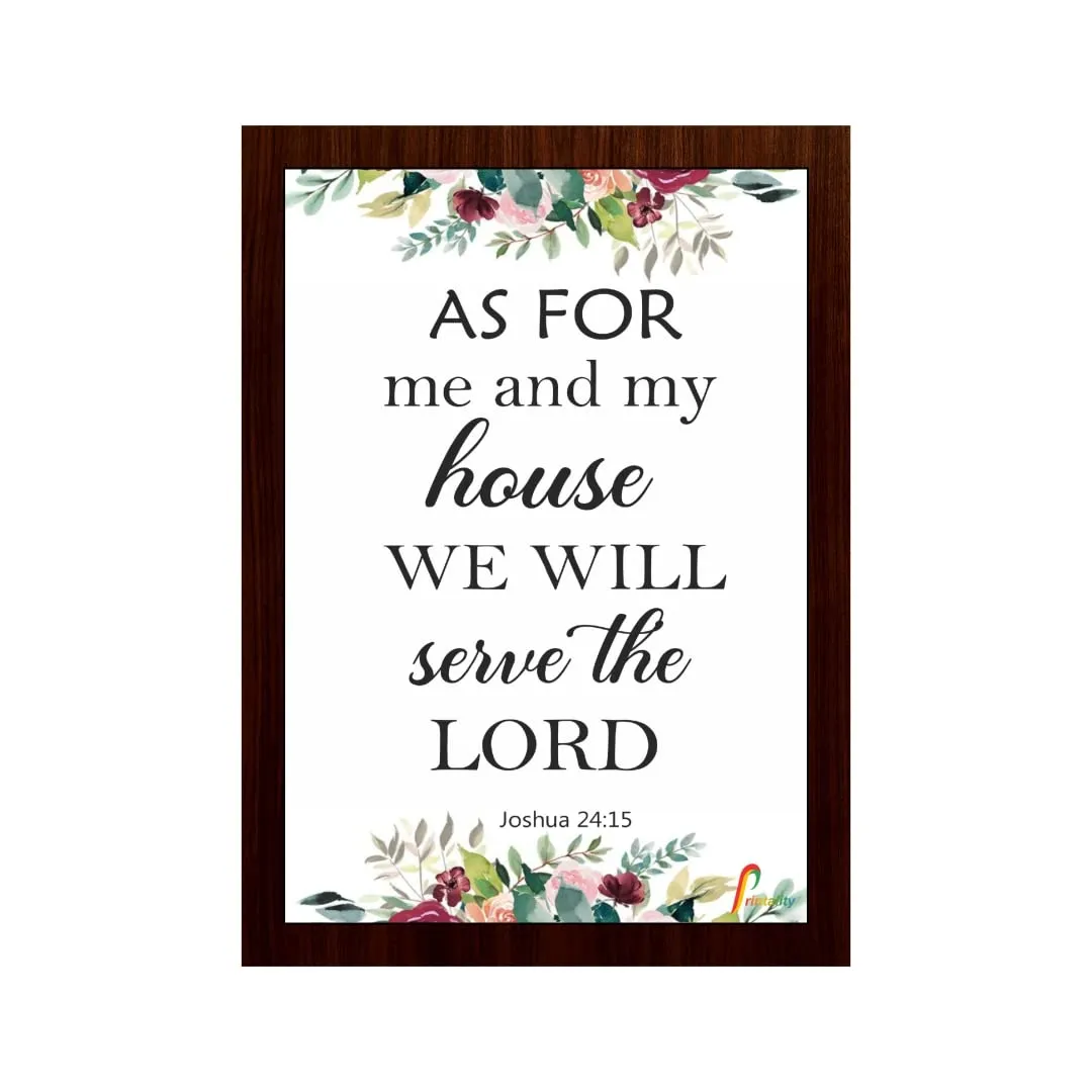 Printality Bible verse Wall Photo Frame Size (23.5 x 31.5 CM) Hanging wall Photo frame, Small Photo Frame, verse photo frame, Christians gifts, thank giving scriptures verse photo frame FRMMIND-007