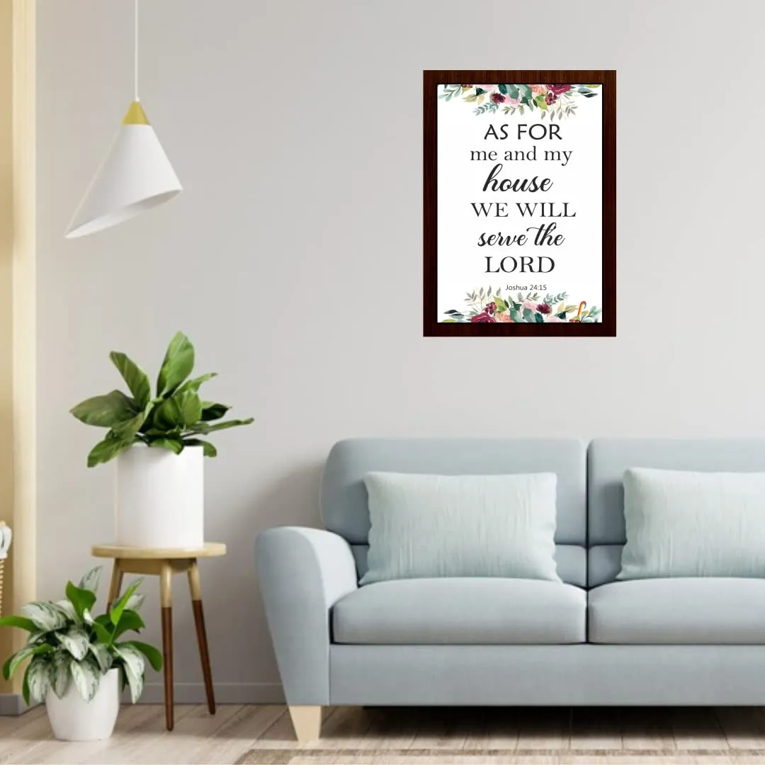 Printality Bible verse Wall Photo Frame Size (23.5 x 31.5 CM) Hanging wall Photo frame, Small Photo Frame, verse photo frame, Christians gifts, thank giving scriptures verse photo frame FRMMIND-007