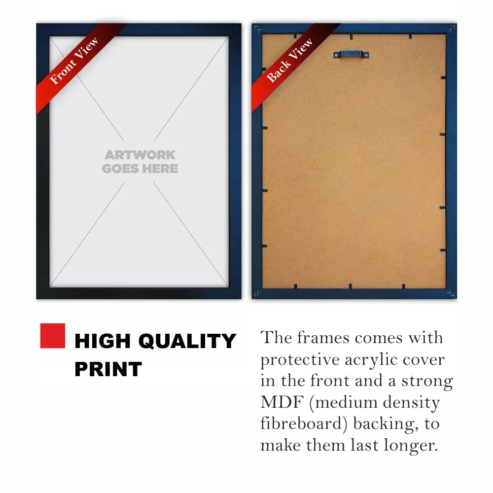 Printality Wall 11 Collage Combo Photo Frames Black (Blank) Wall Decoration, Set of 11 photo frame
