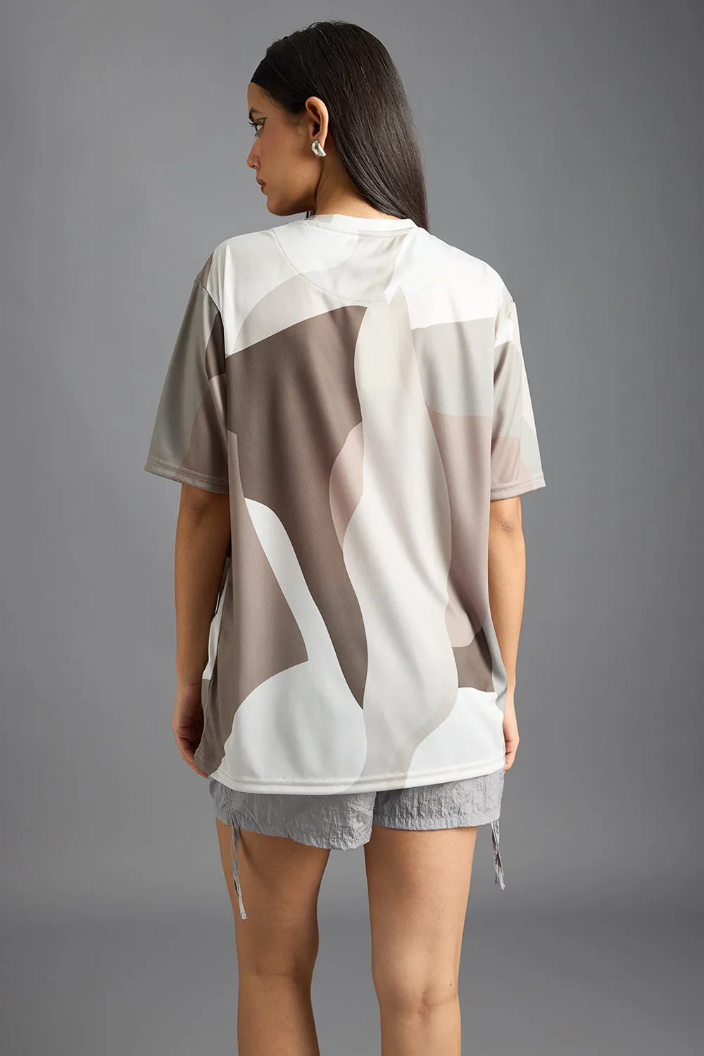 Printed Women's T-Shirt- Abstract