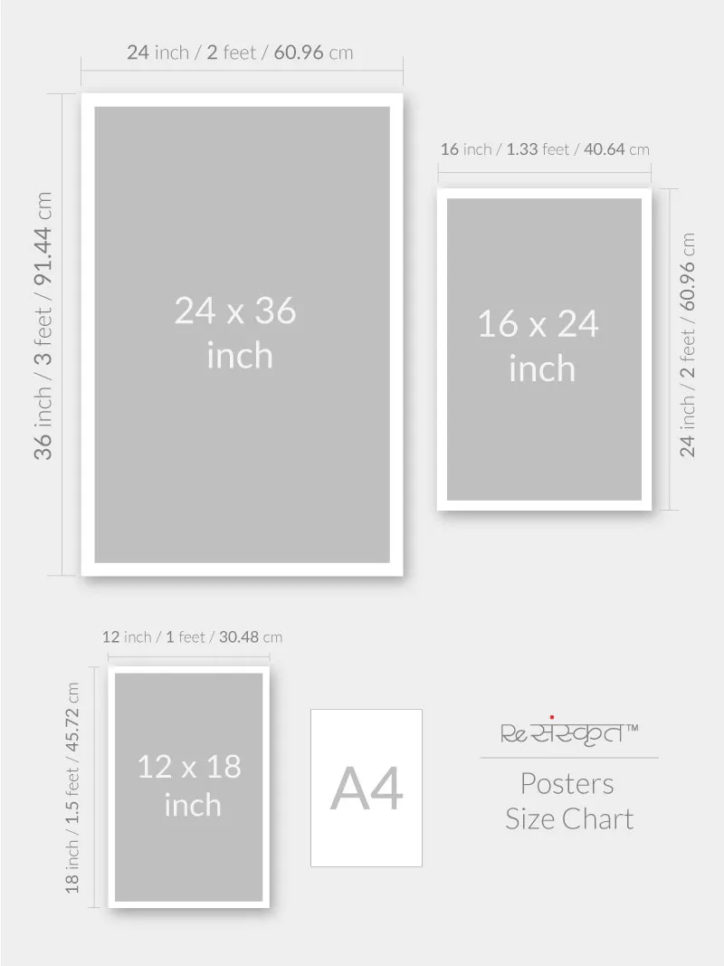 "Beyond Measure" Sanskrit Lotus Poster