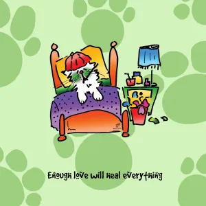 "Enough love will heal everything" WHIMSHOTS CANVAS