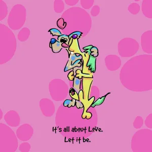 "It's all About Love" WHIMSHOTS CANVAS