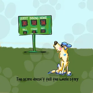 "The score doesn’t tell the whole story" WHIMSHOTS CANVAS