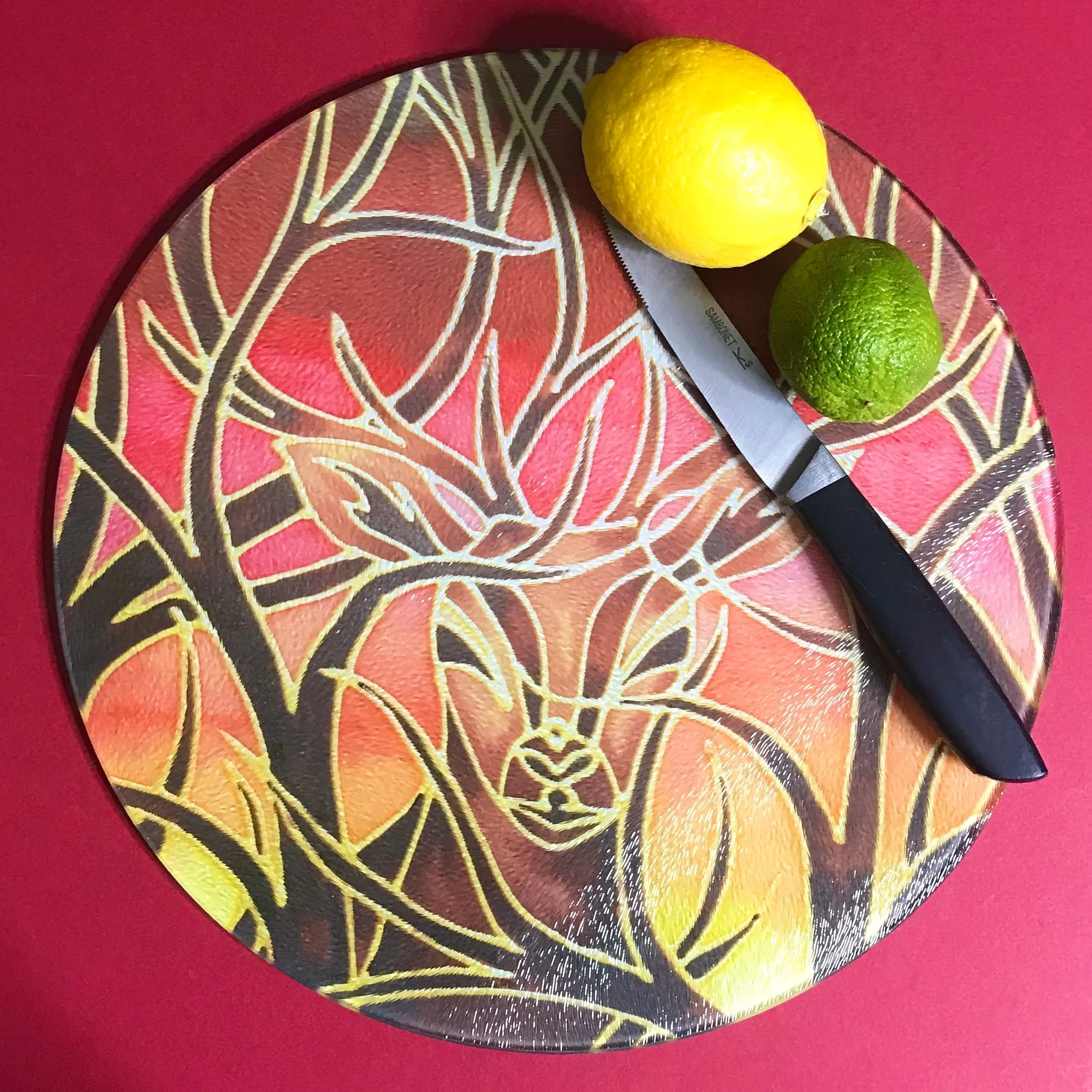 Red Stag Round Mats & Coasters - Wildlife Table Mats