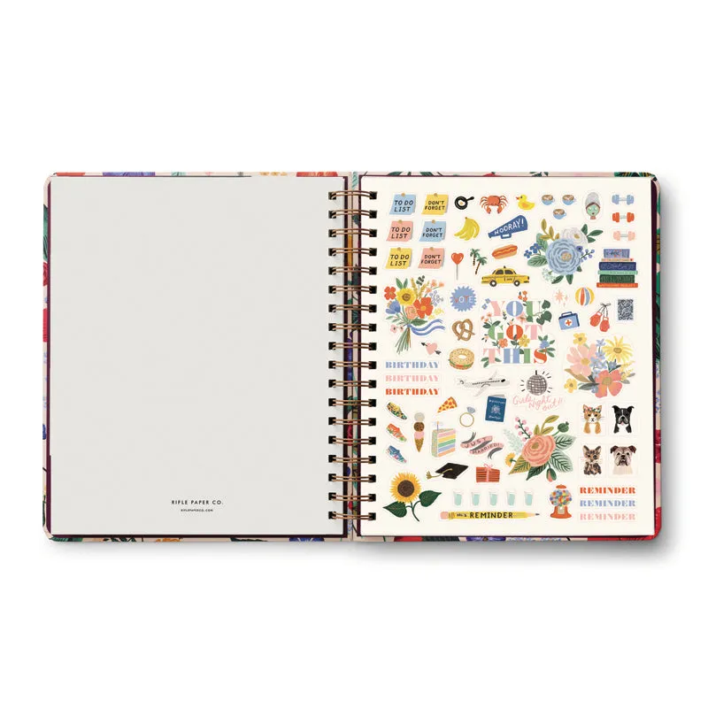 RIFLE PAPER CO. | 2024 17-Month Large Planner - Blossom