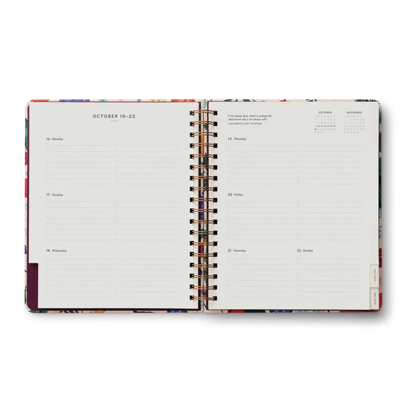 RIFLE PAPER CO. | 2024 17-Month Large Planner - Blossom