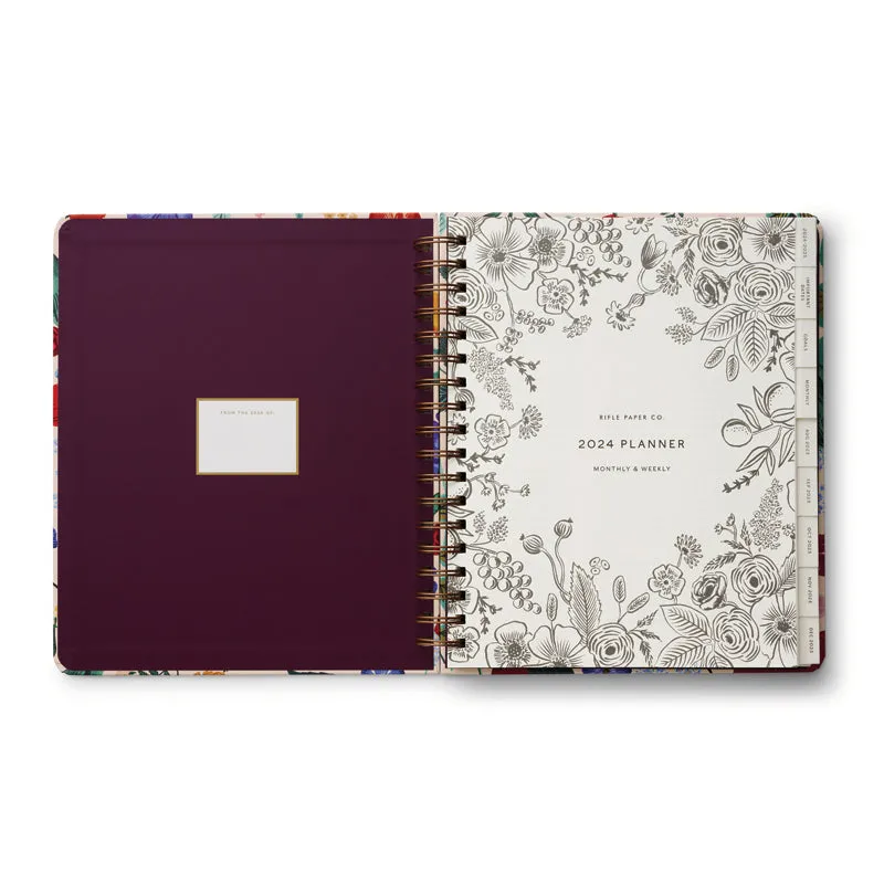 RIFLE PAPER CO. | 2024 17-Month Large Planner - Blossom