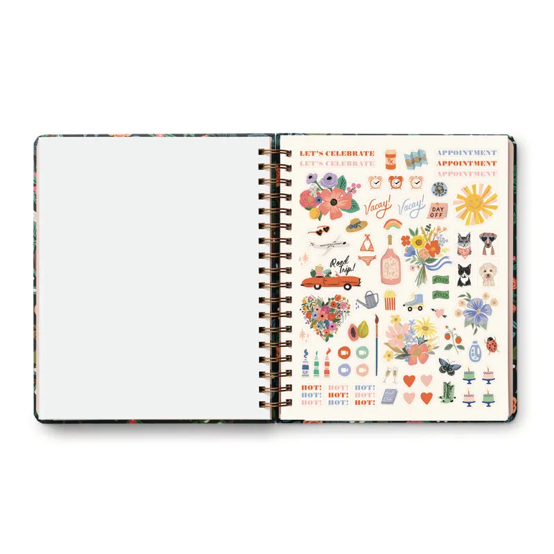 RIFLE PAPER CO. | 2024 17-Month Large Planner - Peacock