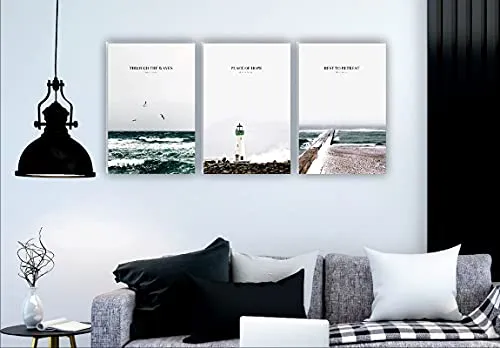 SAF paintings Set Of 3 Motivational Quotes MDF Self Installation Digital Reprint Painting SA-SANFSX30080