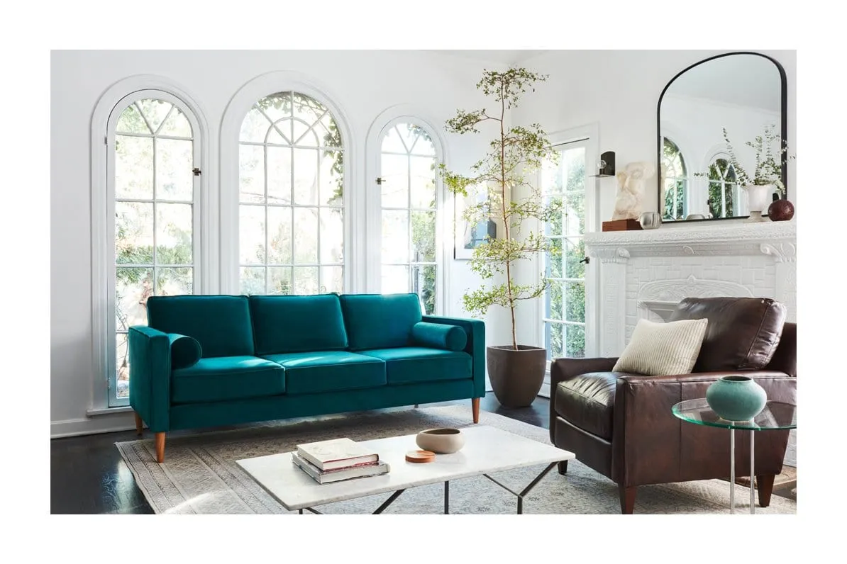 Samson Sofa :: Leg Finish: Espresso