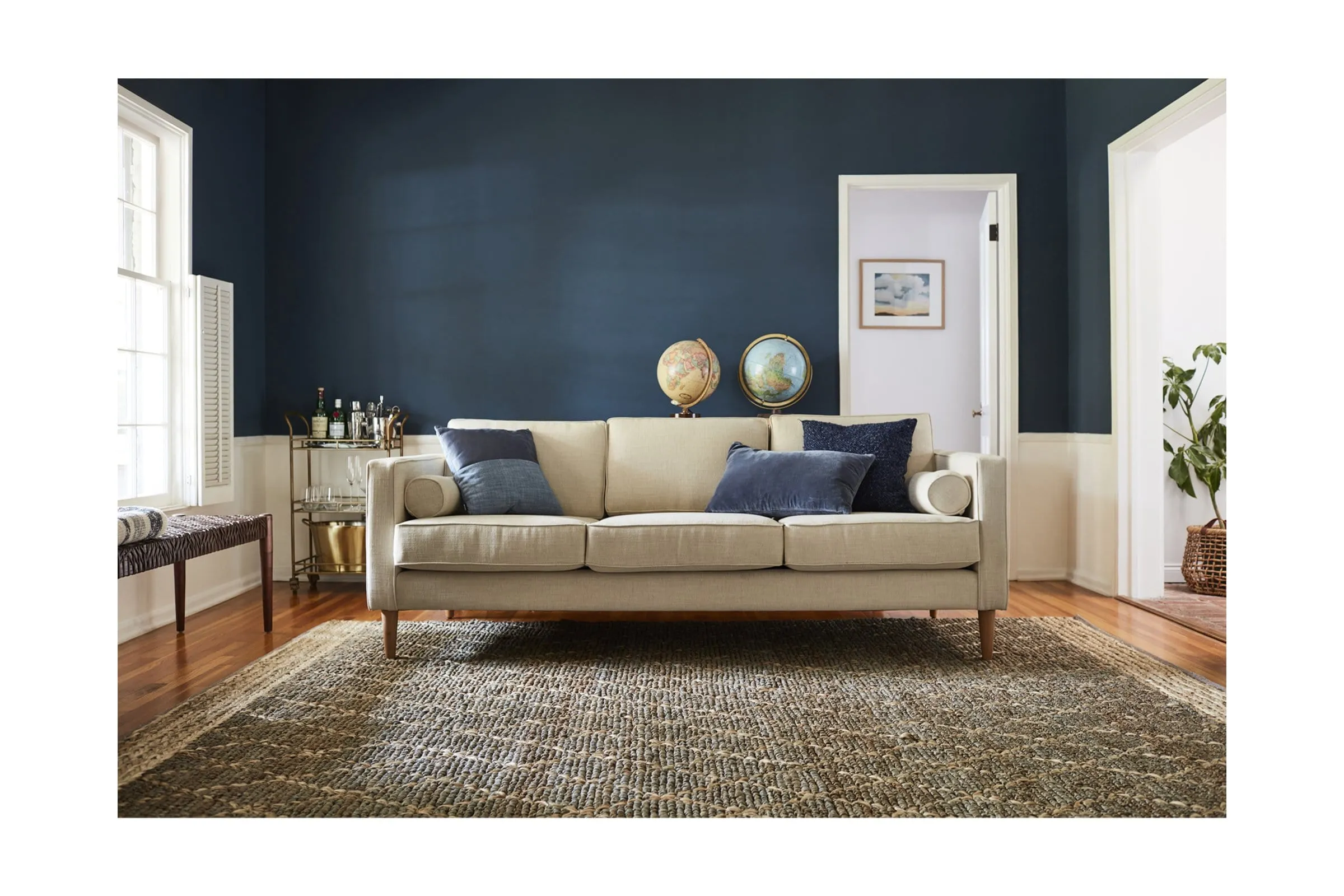 Samson Sofa :: Leg Finish: Espresso