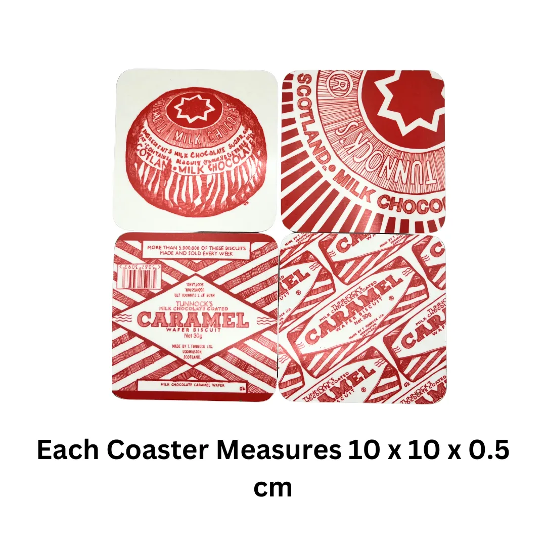SET OF 4 TUNNOCK'S COASTERS