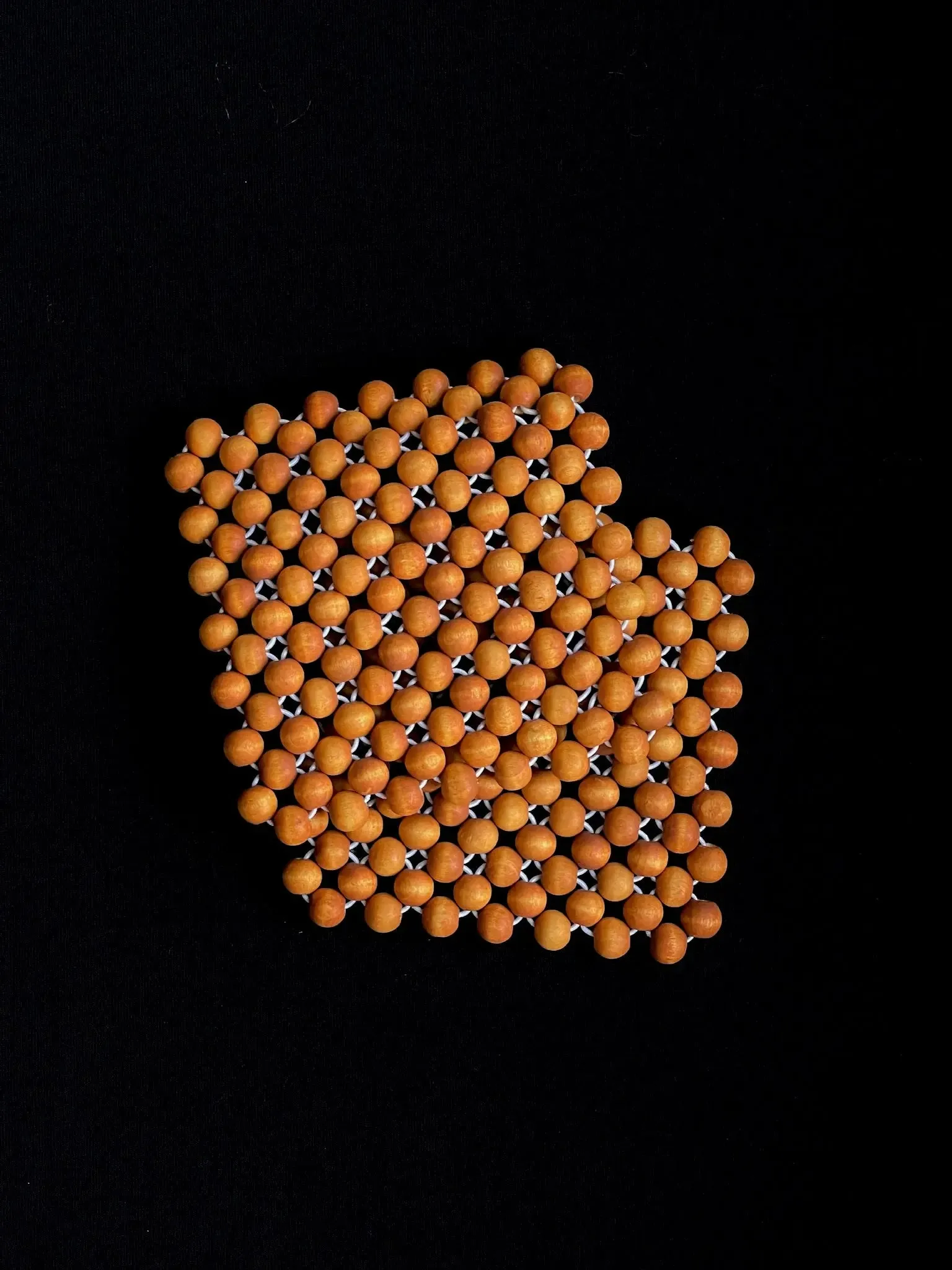 Set of two small coasters, Brown