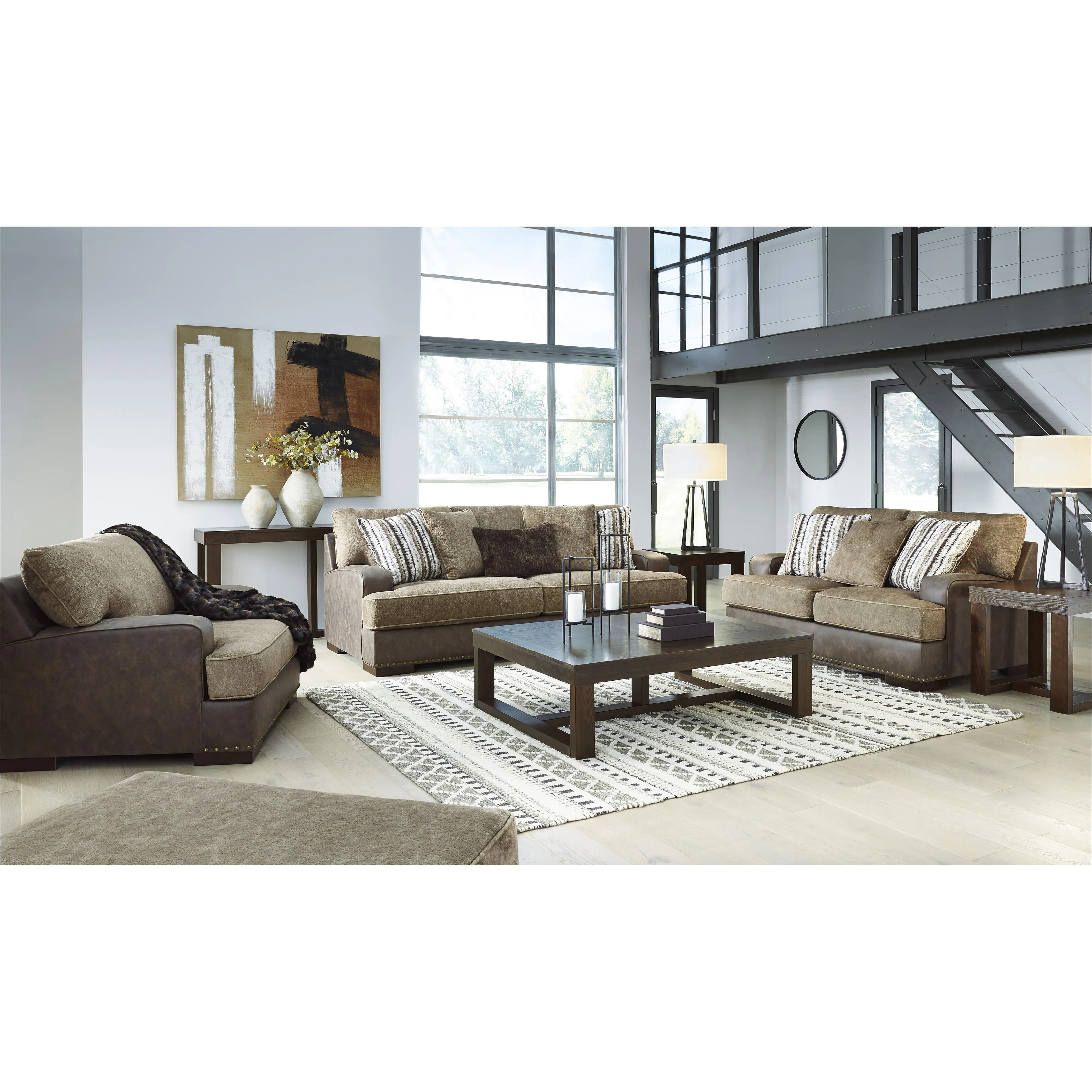 Signature Design by Ashley Alesbury 18704U4 4 pc Living Room Set