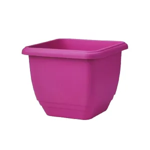 Stewarts 30cm Cherry Red Square Patio Planter