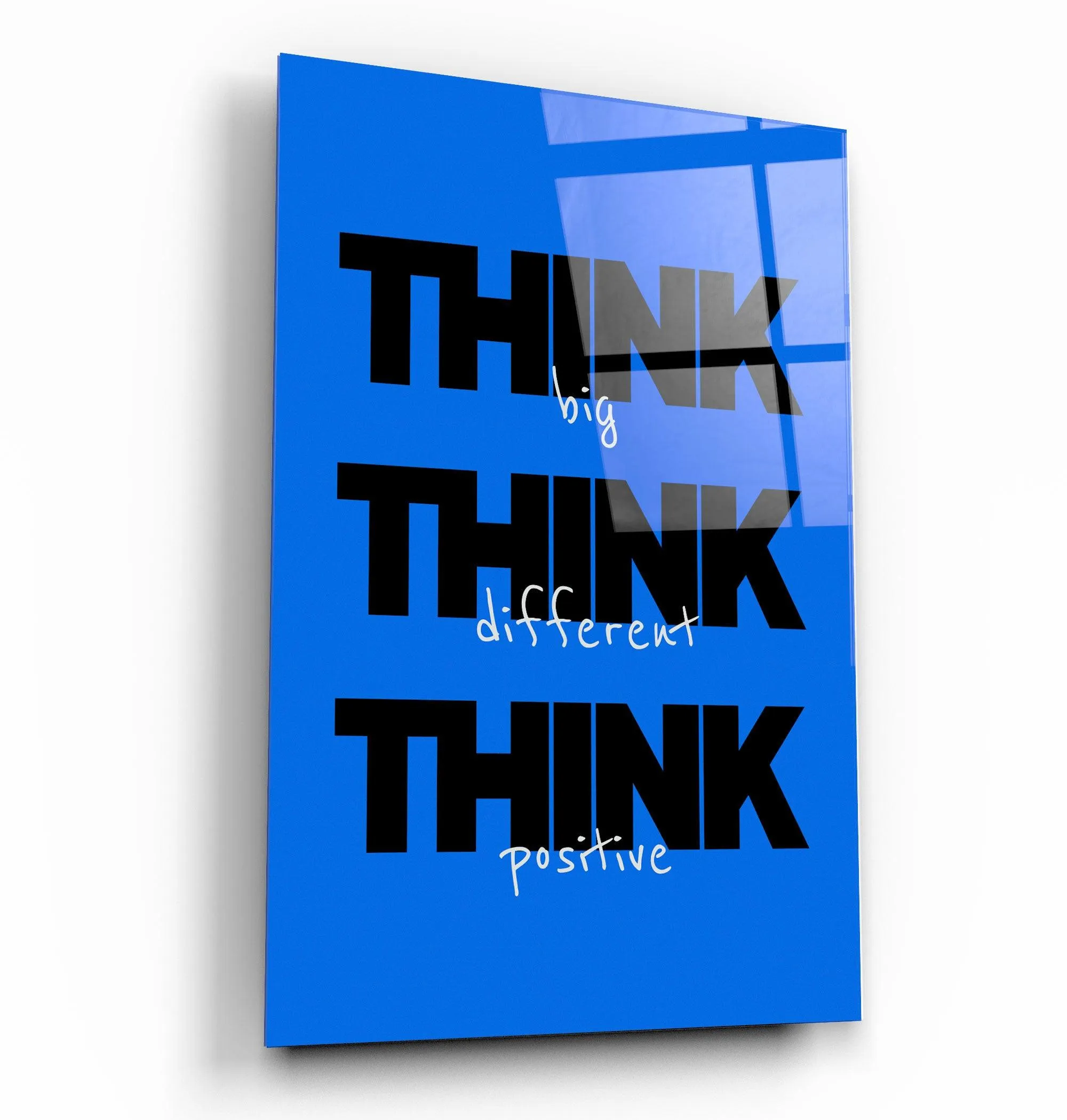 Think Big | Motivational Glass Wall Art