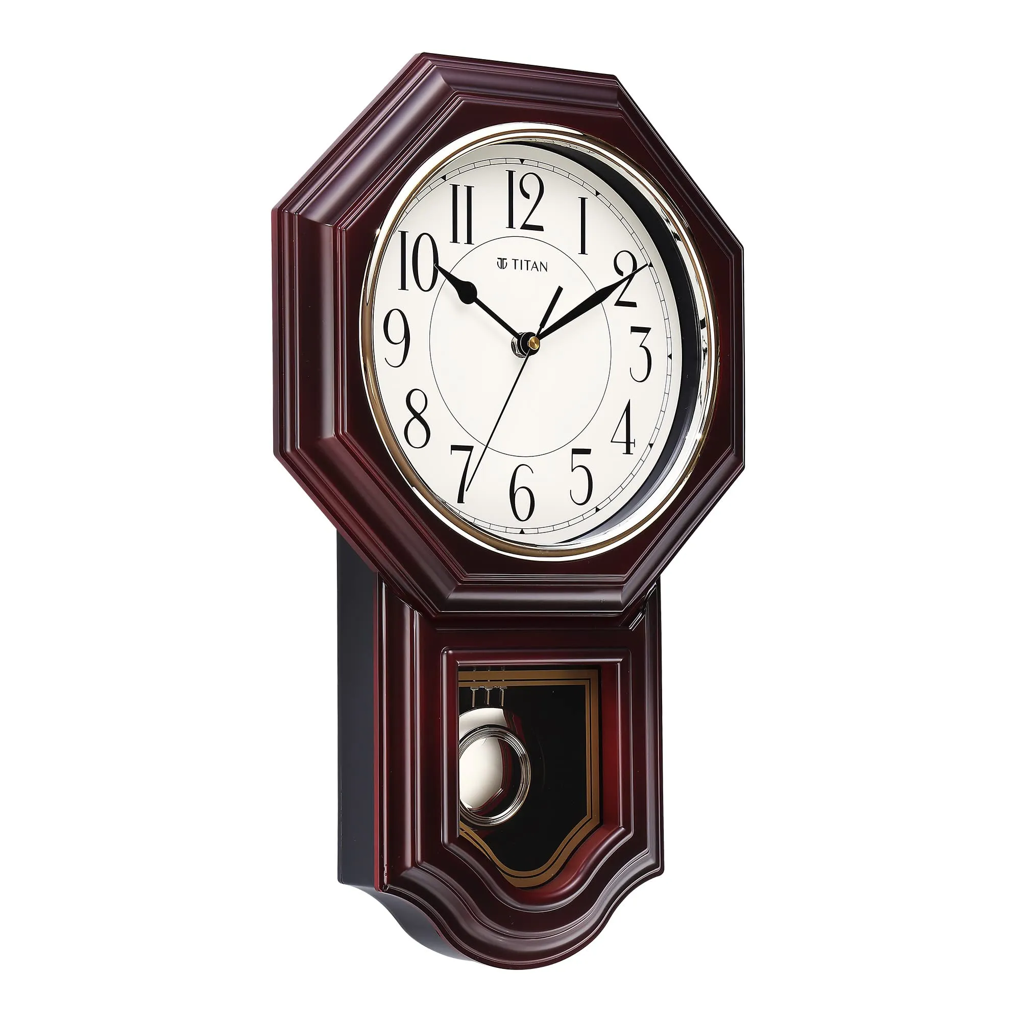 Titan Classic Brown Colour Pendulum Clock with a Westminster Chime (Large)