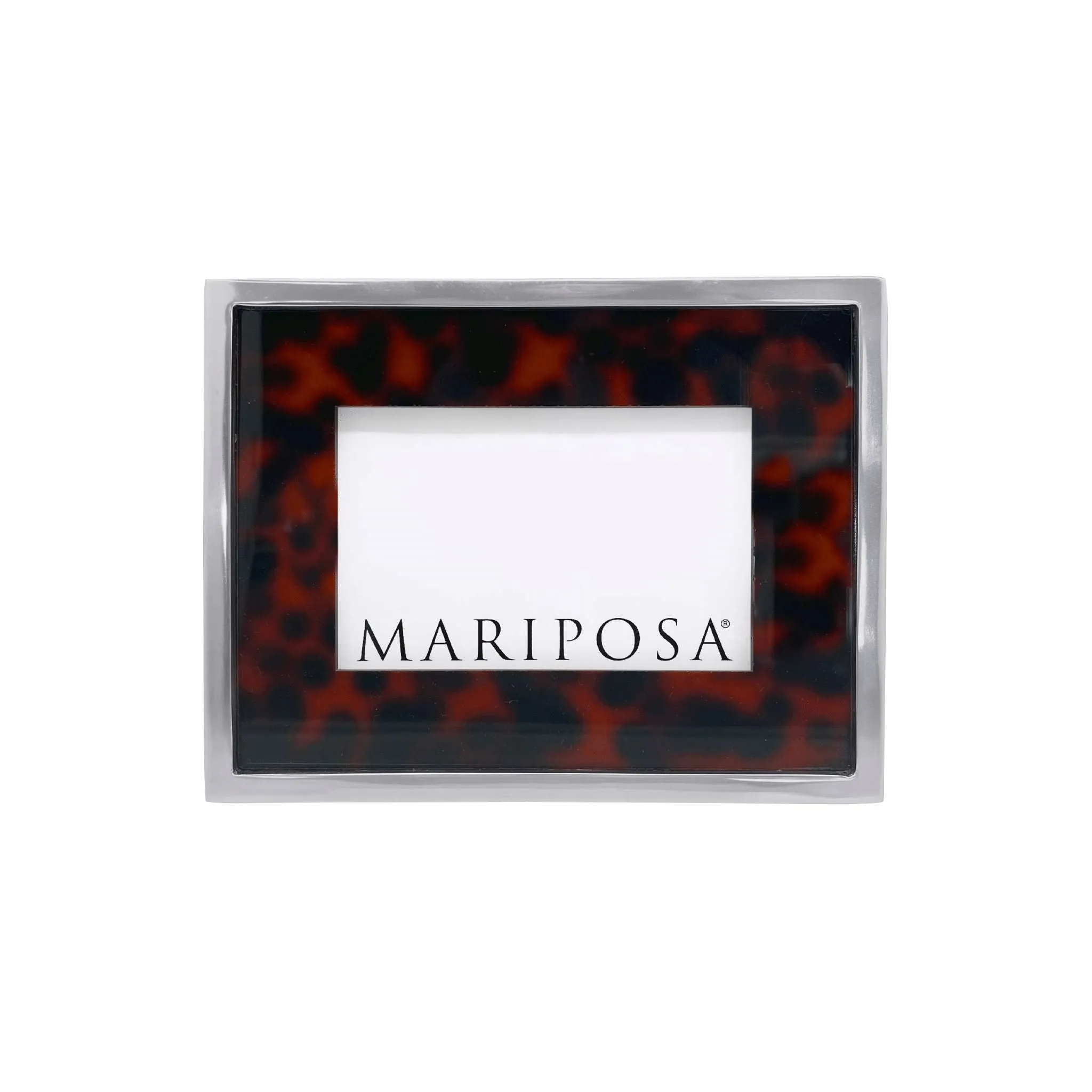 Tortoise with Metal Border 4x6 Frame