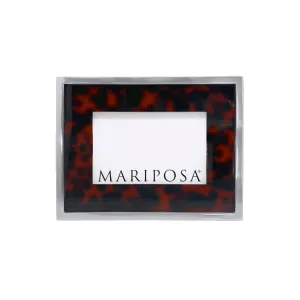 Tortoise with Metal Border 4x6 Frame