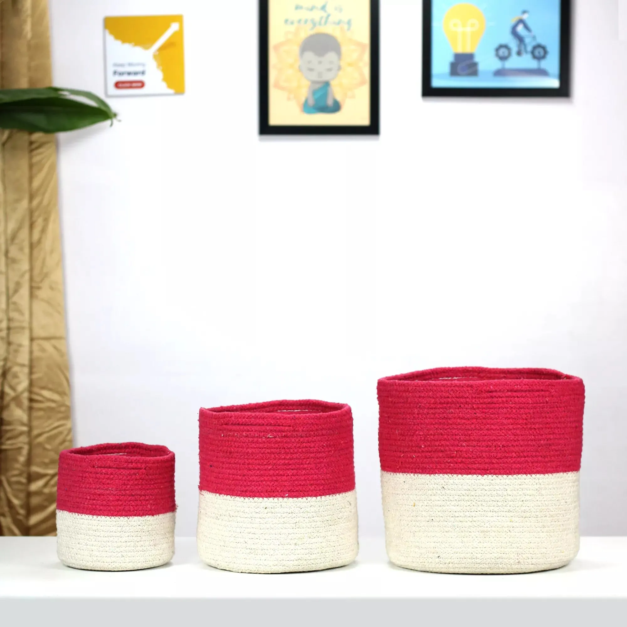 Twin Pink Cotton Planter - (Pack of 3)