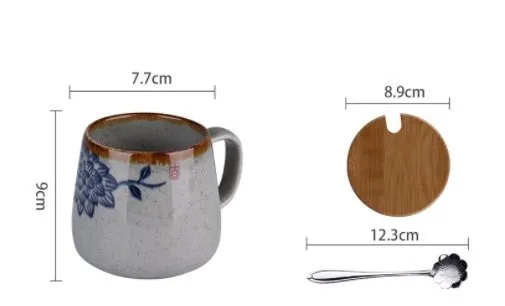 Underglaze Ceramic Handmade Pottery Mugs