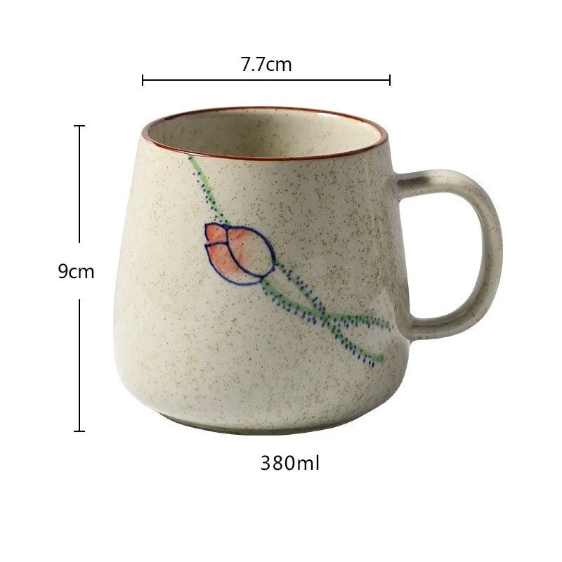 Underglaze Ceramic Handmade Pottery Mugs