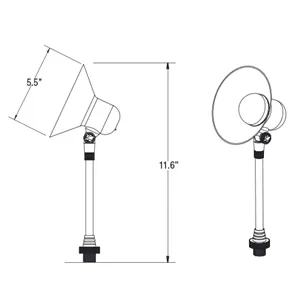 Unique Lighting Systems - Monarch Knights Series No Lamp MONA-NL
