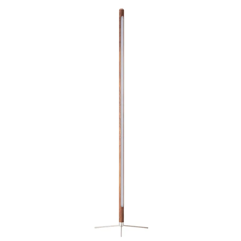 Vertical Solid Wood Floor Lamp