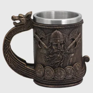 Viking Drakar Longship Tankard