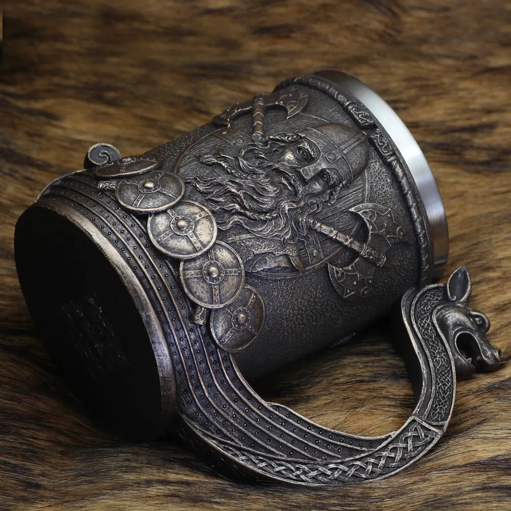 Viking Drakar Longship Tankard