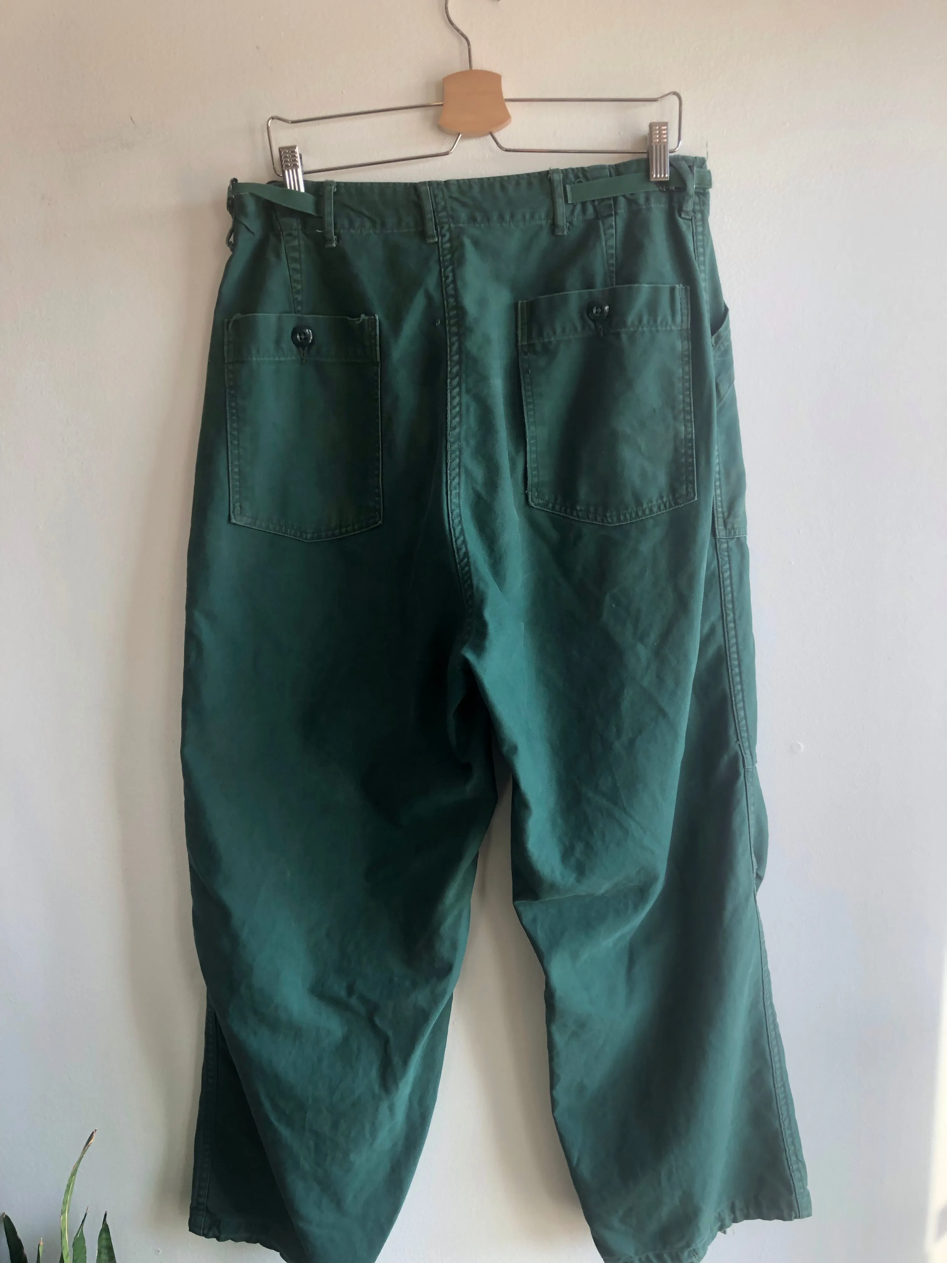 Vintage 1960s Aggressor Army Shade 255 Field Trousers
