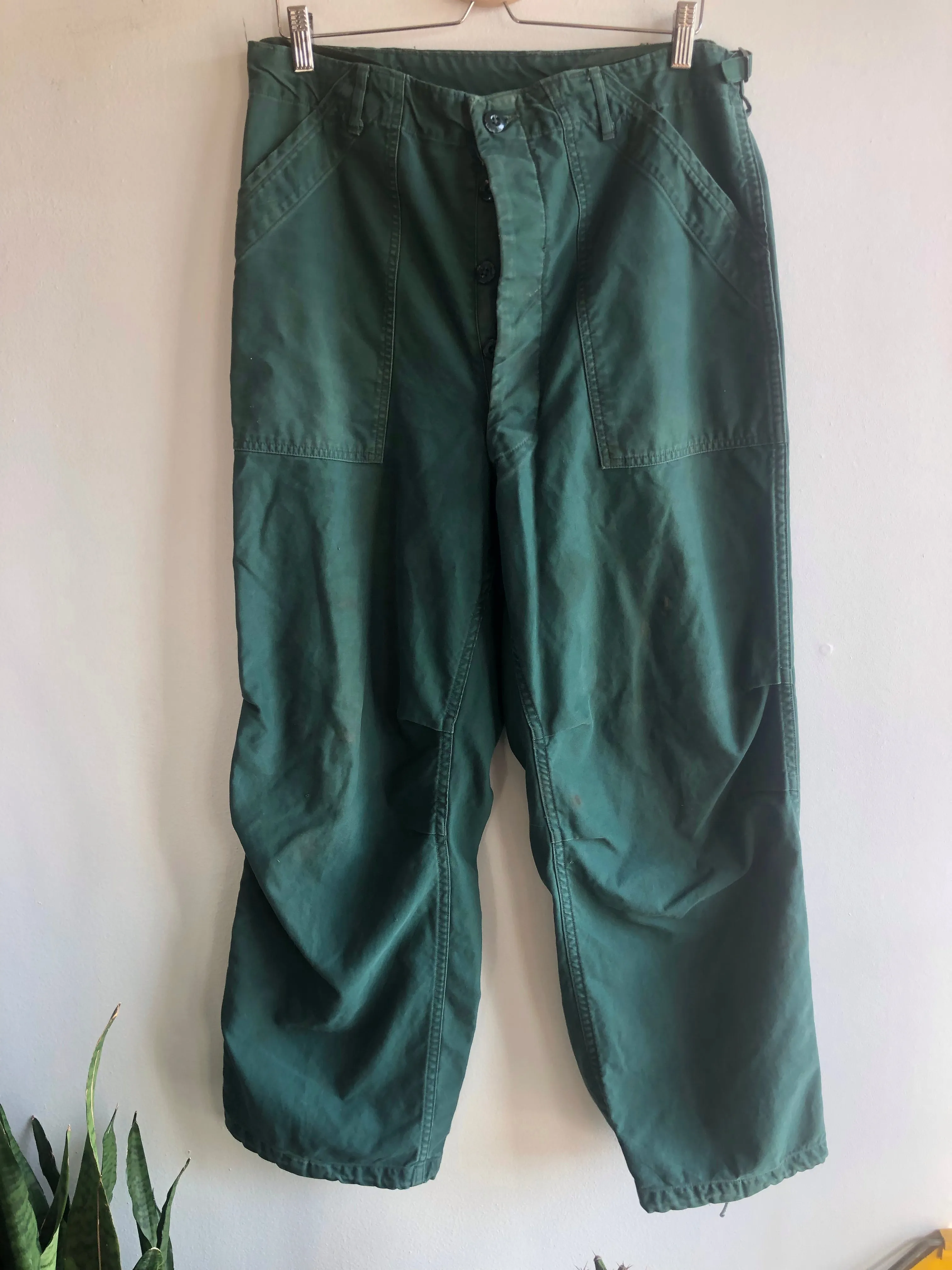 Vintage 1960s Aggressor Army Shade 255 Field Trousers
