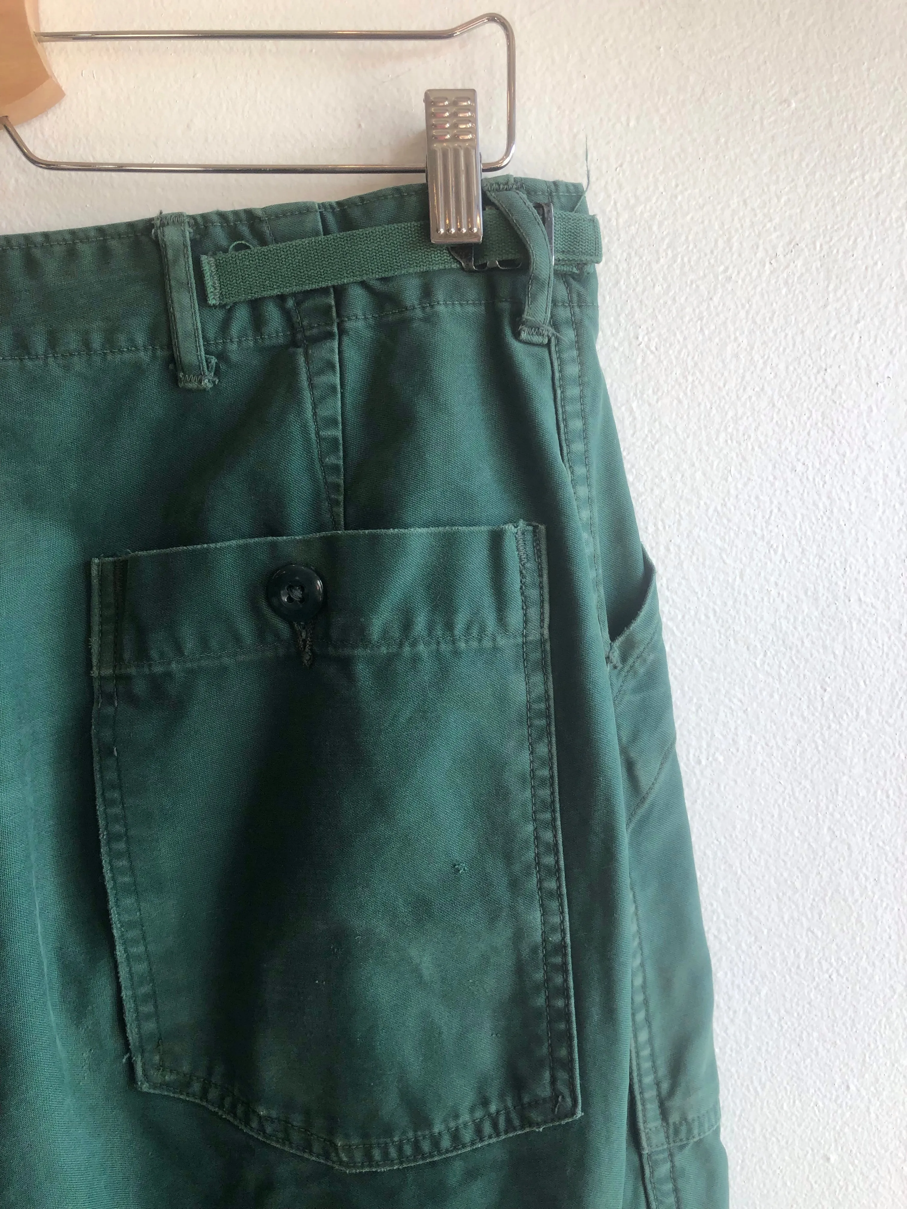 Vintage 1960s Aggressor Army Shade 255 Field Trousers