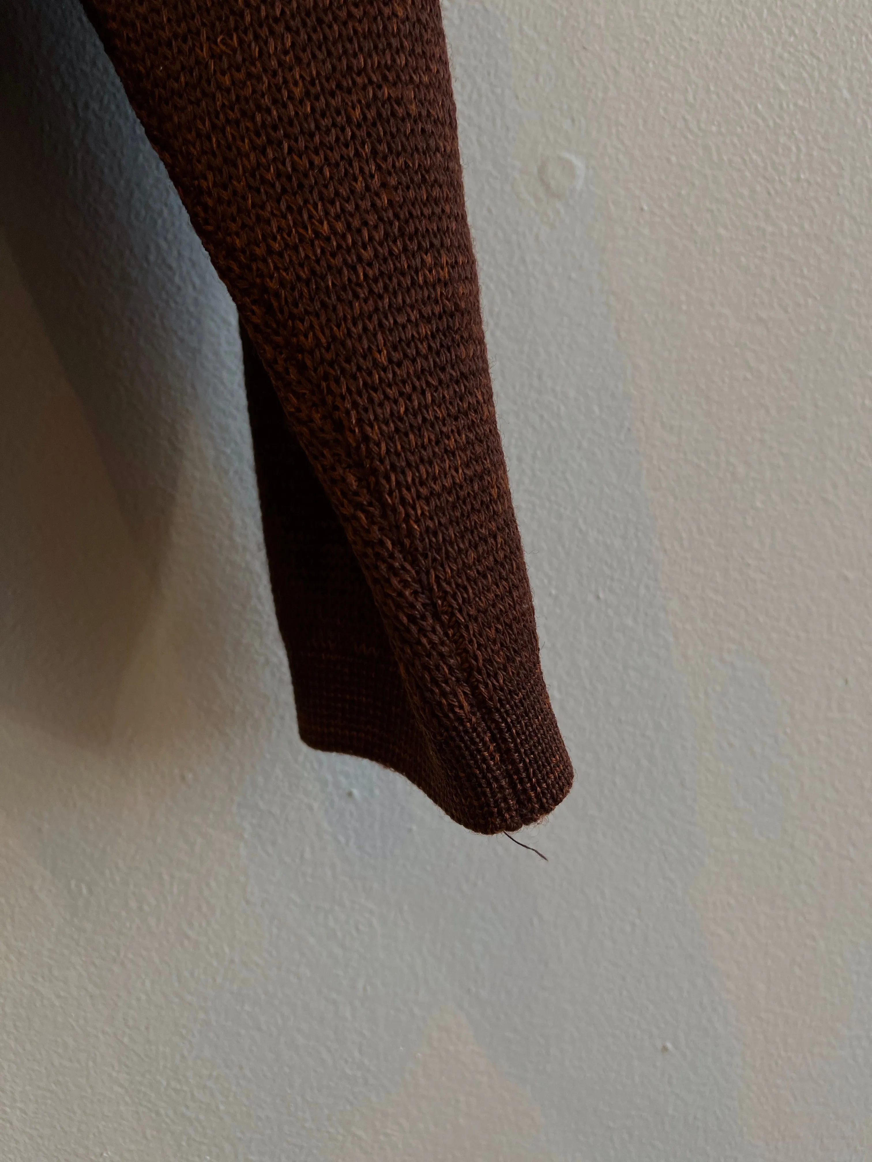Vintage 1960s Burnt Orange Cardigan